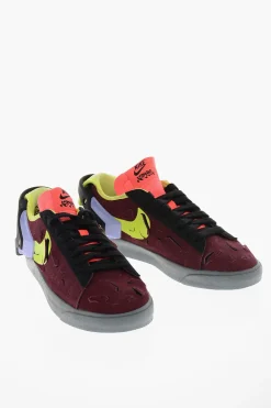 Sale Sneakers Basse BLAZER In Suede Effetto Vintage con Targhetta Uomo Sneaker