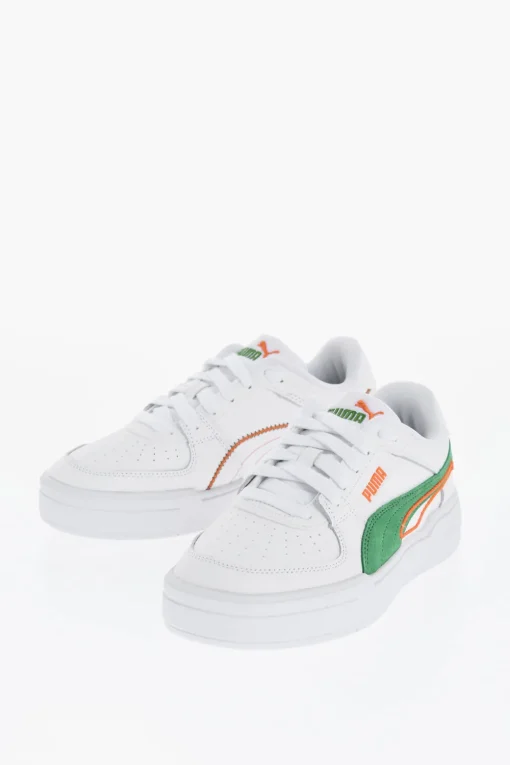 Discount Sneakers Basse CA PRO PLAY In Pelle co Dettagli a Contrasto Donna Sneaker