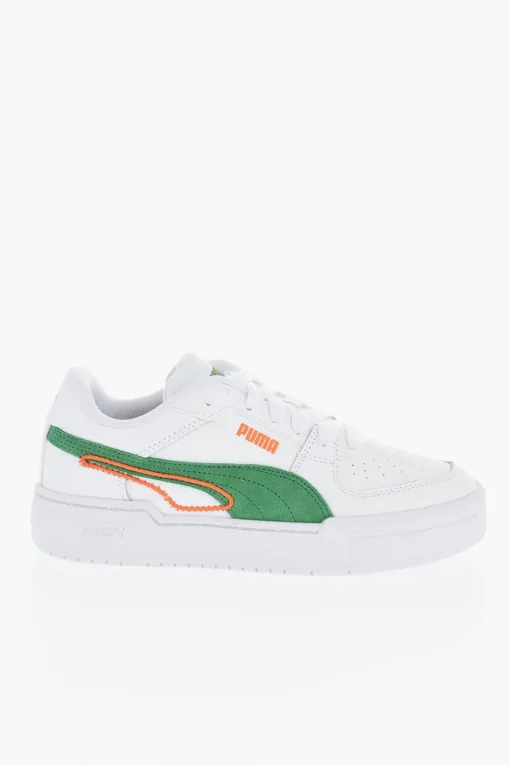 Discount Sneakers Basse CA PRO PLAY In Pelle co Dettagli a Contrasto Donna Sneaker