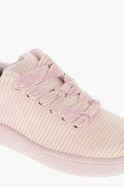 Best Sneakers Basse con Design a Coste e Maxi Lacci Donna Sneaker