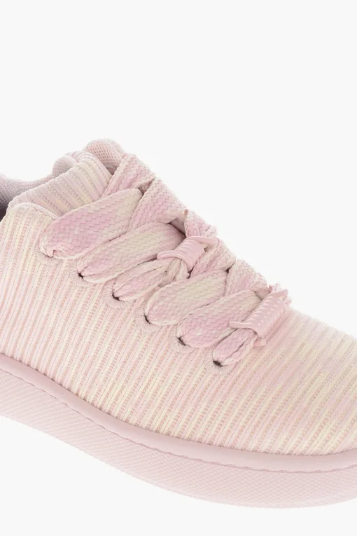 Best Sneakers Basse con Design a Coste e Maxi Lacci Donna Sneaker