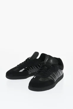 Discount Sneakers Basse DYZ SAMBA In Pelle Lucida a Tinta Unita Donna Sneaker
