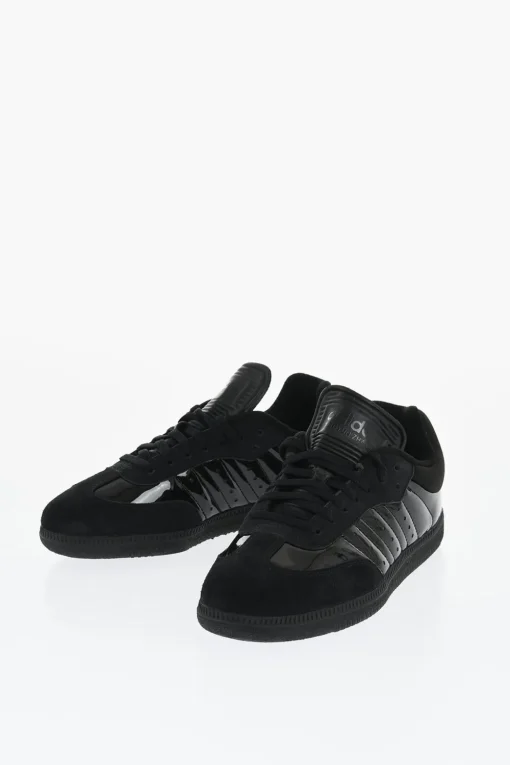 Discount Sneakers Basse DYZ SAMBA In Pelle Lucida a Tinta Unita Donna Sneaker