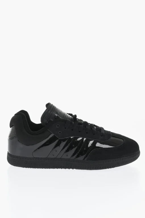 Discount Sneakers Basse DYZ SAMBA In Pelle Lucida a Tinta Unita Donna Sneaker