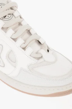 Clearance Sneakers Basse EJ SKATE PLANET in Pelle e Tessuto con Stampe in Rilievo Uomo Sneaker