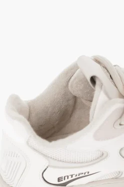 Clearance Sneakers Basse EJ SKATE PLANET in Pelle e Tessuto con Stampe in Rilievo Uomo Sneaker