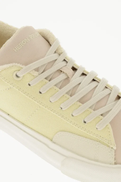 Sneakers Basse in Canvas con Dettaglio in Pelle>Heron Preston Fashion