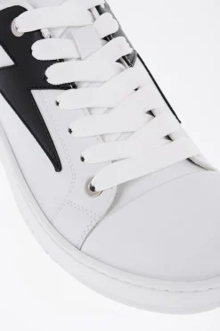 Sneakers basse In Pelle con Dettaglio in Suede e Piercing></noscript>Neil Barrett Discount