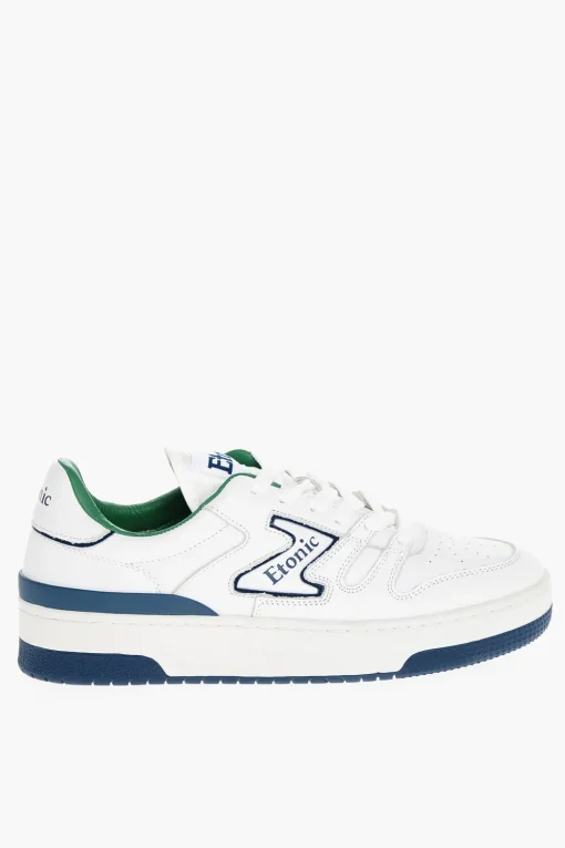 Best Sneakers Basse in Pelle con Dettagli a Contrasto Uomo Sneaker