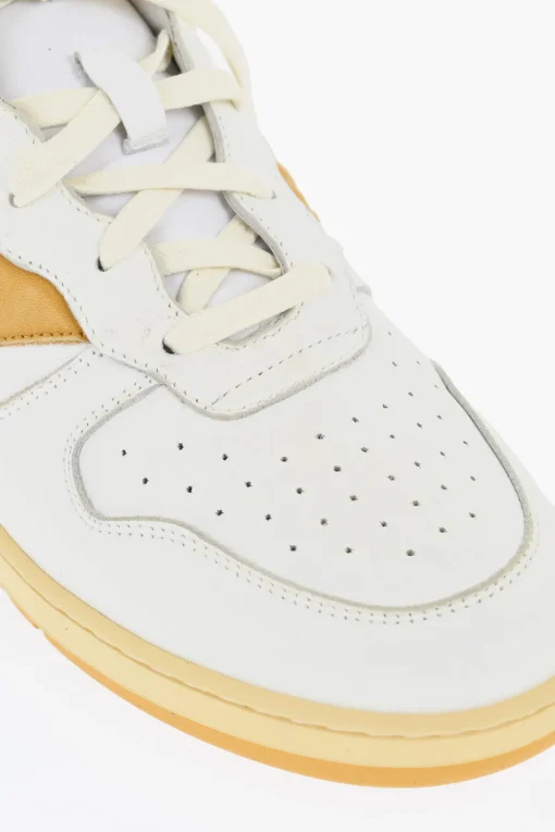 Sneakers Basse in Pelle con Logo in Suede>Rhude Online