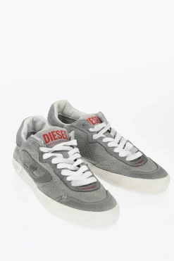 Clearance Sneakers Basse S-LEROJI in Tinta Unita con Rifiniture in Camoscio Uomo Sneaker