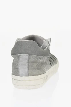 Clearance Sneakers Basse S-LEROJI in Tinta Unita con Rifiniture in Camoscio Uomo Sneaker