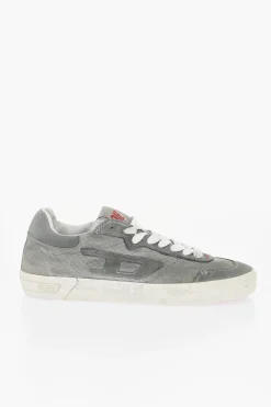 Clearance Sneakers Basse S-LEROJI in Tinta Unita con Rifiniture in Camoscio Uomo Sneaker