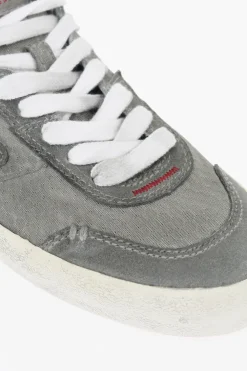 Clearance Sneakers Basse S-LEROJI in Tinta Unita con Rifiniture in Camoscio Uomo Sneaker