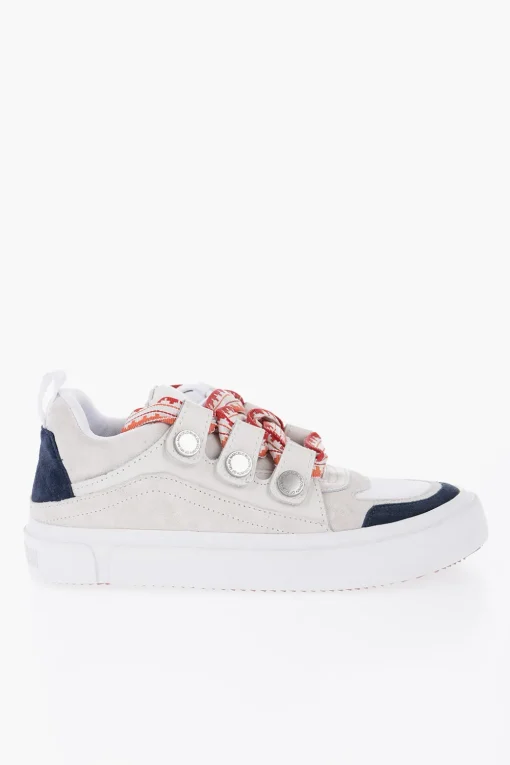 Discount Sneakers Basse TICINELLA in Camoscio e Tessuto con Maxi Lacci Uomo Sneaker