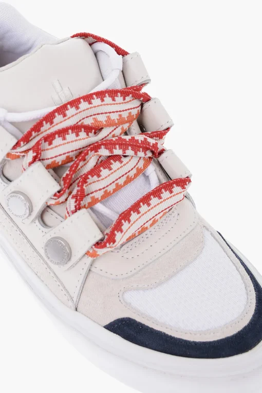 Discount Sneakers Basse TICINELLA in Camoscio e Tessuto con Maxi Lacci Uomo Sneaker