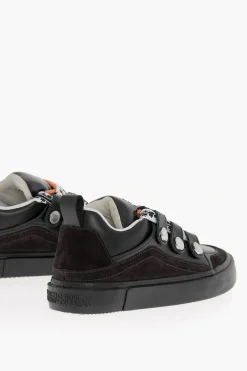 Outlet Sneakers Basse TICINELLA in Pelle con Maxi Lacci Uomo Sneaker