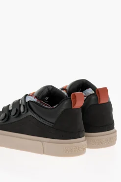 Sneakers Basse TICINELLA in Pelle e Tessuto con Maxi Lacci>Marcelo Burlon Online