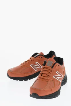 Fashion Sneakers Basse 990v4 in Pelle Uomo Sneaker