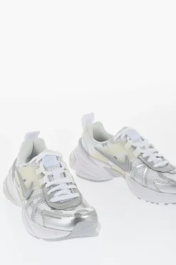 Sneakers Basse V2K RUN in Mesh con Finiture in Pelle Vegan Metallizzata>Nike Online