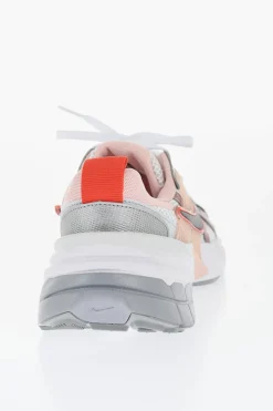 Sneakers Basse V2K RUN in Mesh con Finiture in Pelle Vegan Metallizzata>Nike Discount