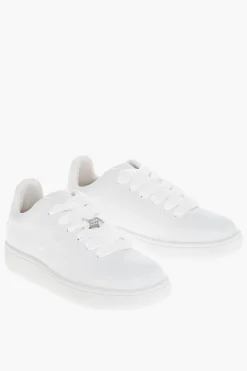 Hot Sneakers in Pelle con Logo Goffrato Donna Sneaker