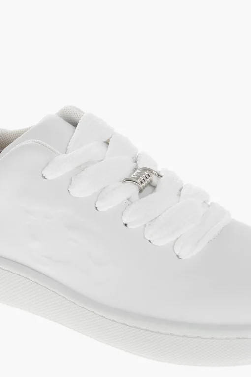 Hot Sneakers in Pelle con Logo Goffrato Donna Sneaker