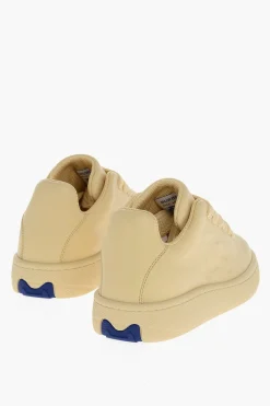 Online Sneakers in Pelle con Maxi Lacci e Suola Logata Donna Sneaker