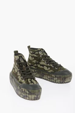 Online Sneakers Platform S-HANAMI con Motivo Camouflage Donna Sneaker