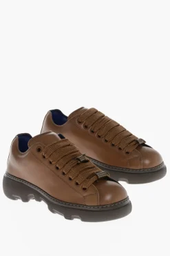 Sneakers Ranger in Pelle con Lacci>Burberry Best