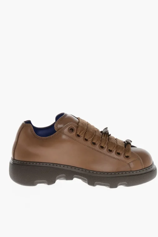 Sneakers Ranger in Pelle con Lacci>Burberry Best