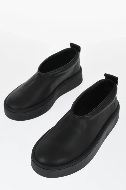 Sneakers Slip-on in Pelle con Suola in Gomma>Jil Sander Outlet