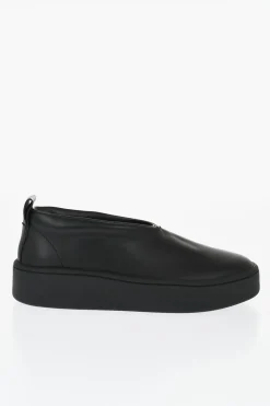 Sneakers Slip-on in Pelle con Suola in Gomma></noscript>Jil Sander Outlet