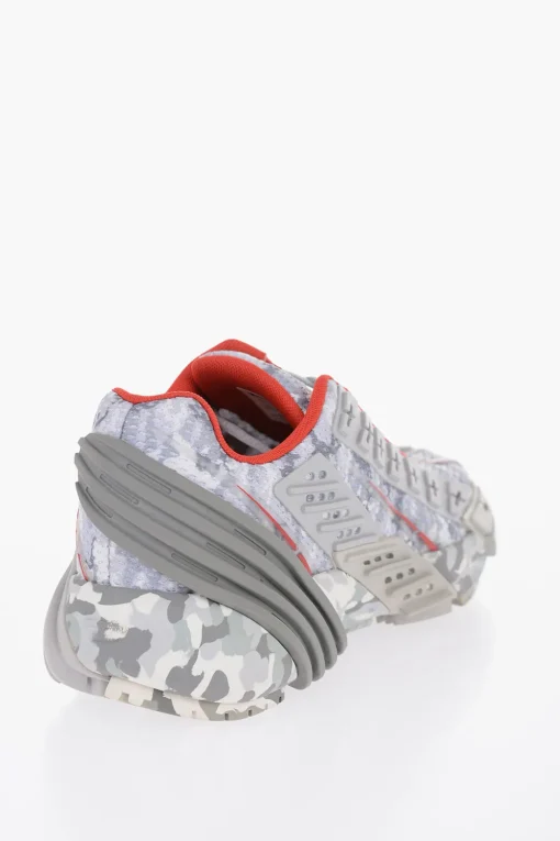 Sneakers S-PROTOTYPE Camouflage con Applicazioni in Gomma>Diesel Outlet