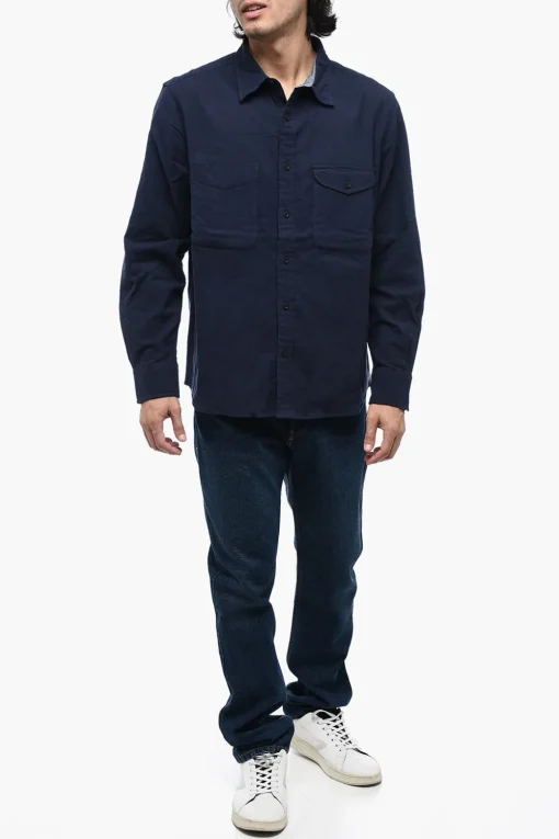 SOLID CHAMOIS SHIRT>Woolrich Hot