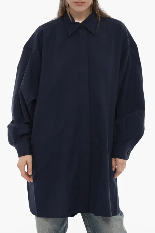 Soprabito LINDA in Lana con Abbottonatura Nascosta>Destin Fashion