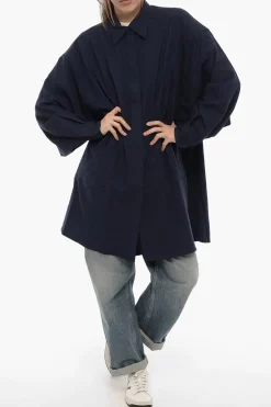 Soprabito LINDA in Lana con Abbottonatura Nascosta></noscript>Destin Fashion