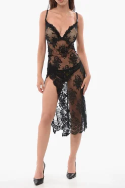 Sottoveste Bareback in Pizzo con Reggiseno Imbottito>Dsquared2 Outlet