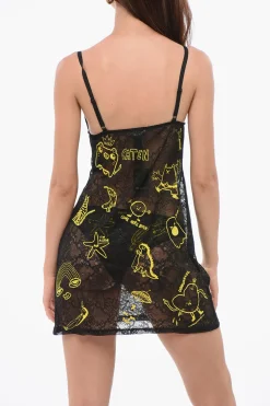 Sottoveste in Pizzo con Ricami>Dsquared2 Sale