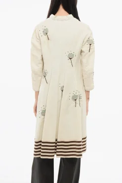 New Sovrabito FIORI Ricamato con Maniche 3/4 Donna Vestiti