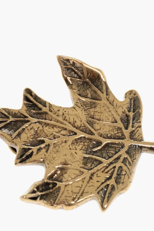 Spilla D2 LEAF in Metallo Effetto Dorato>Dsquared2 Outlet