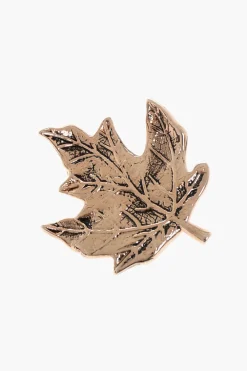 Discount Spilla D2 LEAF in Metallo con Motivo Iconico Donna Gioielli