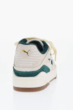 Best STAPLE SLIPSTREAM Sneakers Basse in Suede con Dettaglio Dorato Donna Sneaker