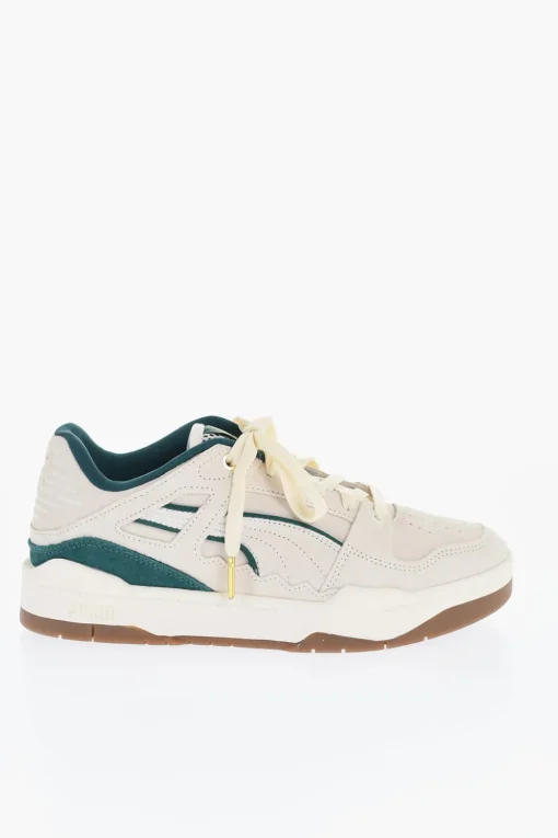 Best STAPLE SLIPSTREAM Sneakers Basse in Suede con Dettaglio Dorato Donna Sneaker