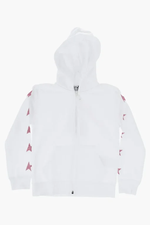 STAR Felpa Hoodie in Cotone con Dettagli Glitterati>Canada Goose Best