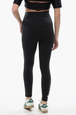 New STELLA McCARTNEY Leggings in Tessuto Stretch a Vita Alta Donna Pantaloni