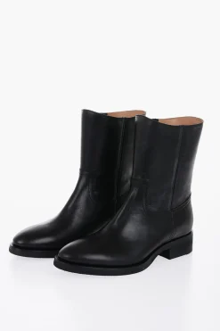 Fashion Stivale In Pelle Effento Vintage Uomo Stivali
