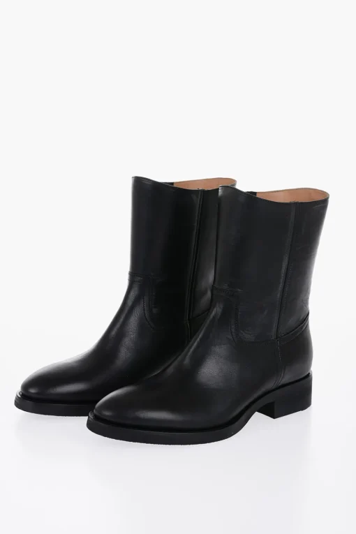 Fashion Stivale In Pelle Effento Vintage Uomo Stivali