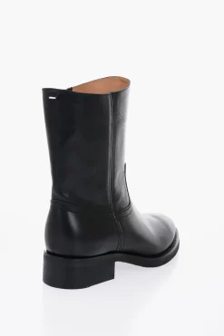 Fashion Stivale In Pelle Effento Vintage Uomo Stivali