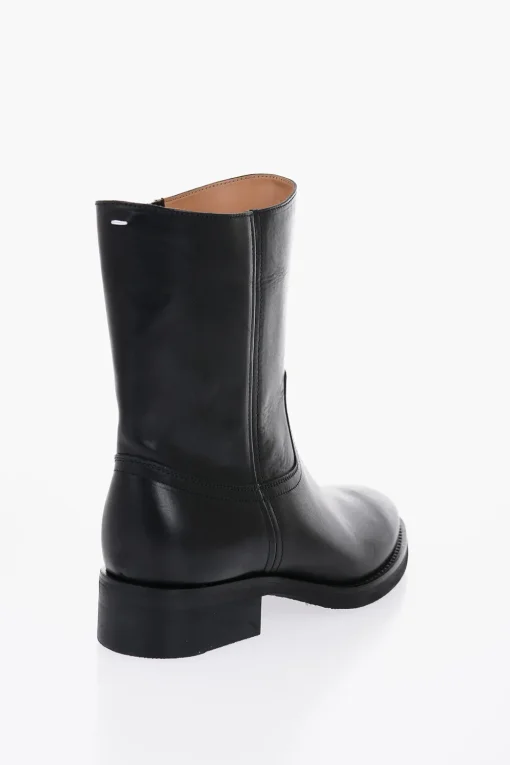 Fashion Stivale In Pelle Effento Vintage Uomo Stivali